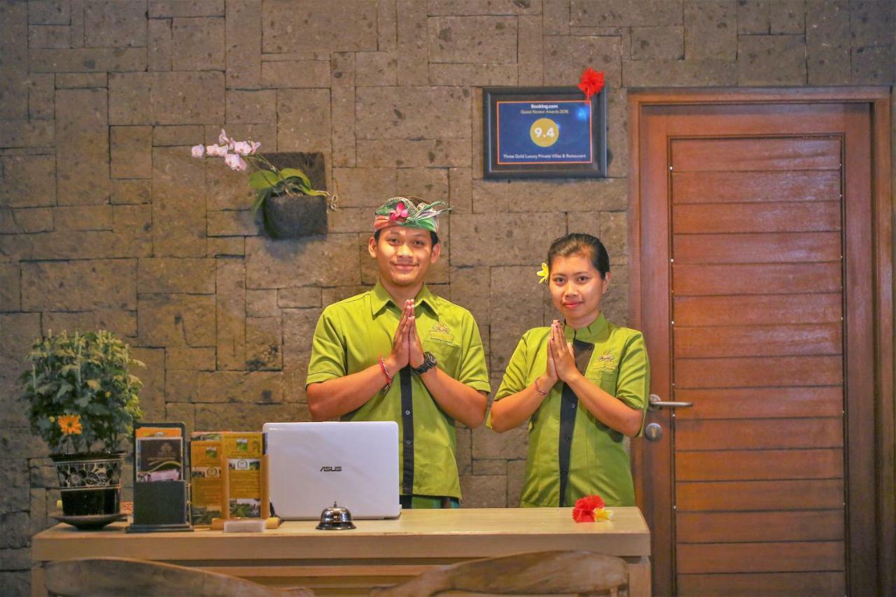 Three Gold Luxury Private Villas Ubud  Exterior photo
